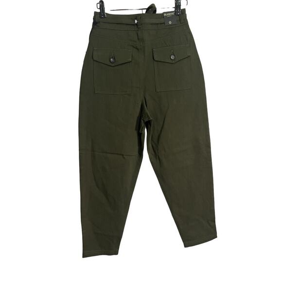 Blank NYC Green Hakuna Matata Pleated High Waist Pants *Revolve Dark Academia - Picture 8 of 15